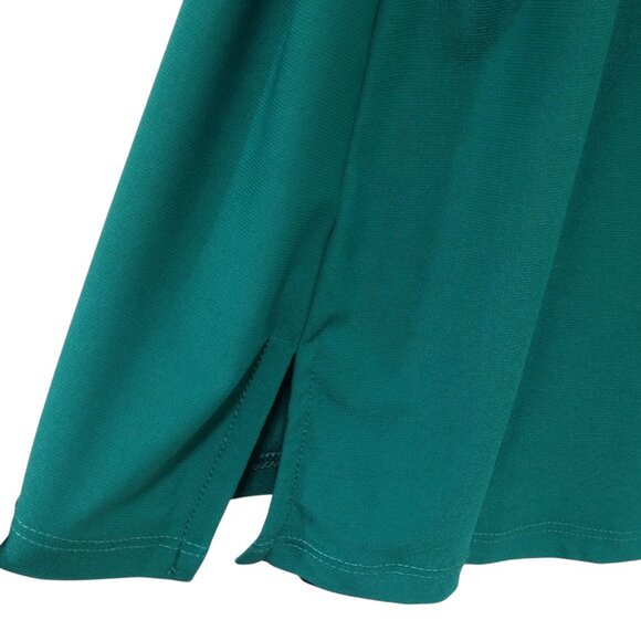 Antthony: 2-pc Short Sleeve Pant Set w/Removable Pearl Necklace, Size 2X, Green - Picture 5 of 10